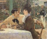 In the Garden Restaurant of Pere Lathuille, Edouard Manet